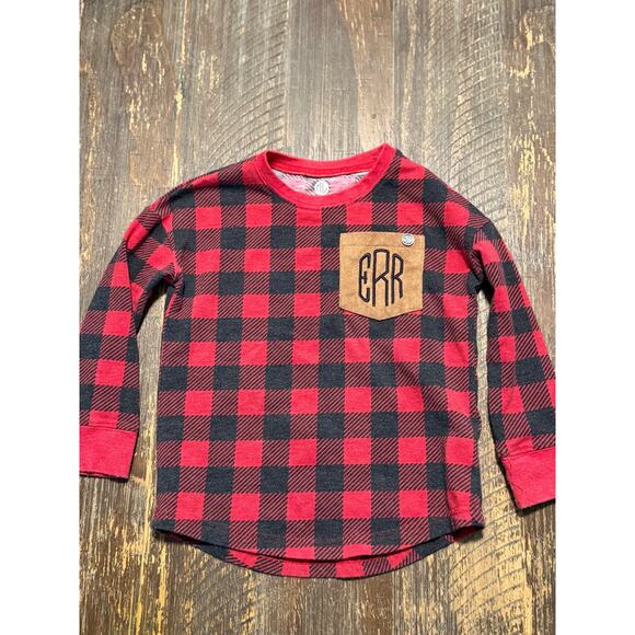 Marleylilly Long Sleeve Top Initials ERR Size 3T - Picture 3 of 6